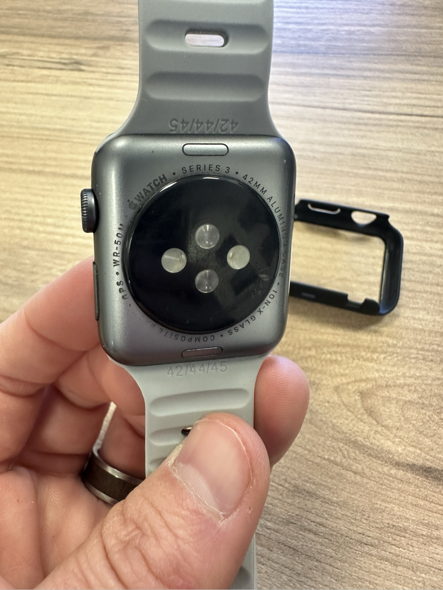 Apple Watch with cover