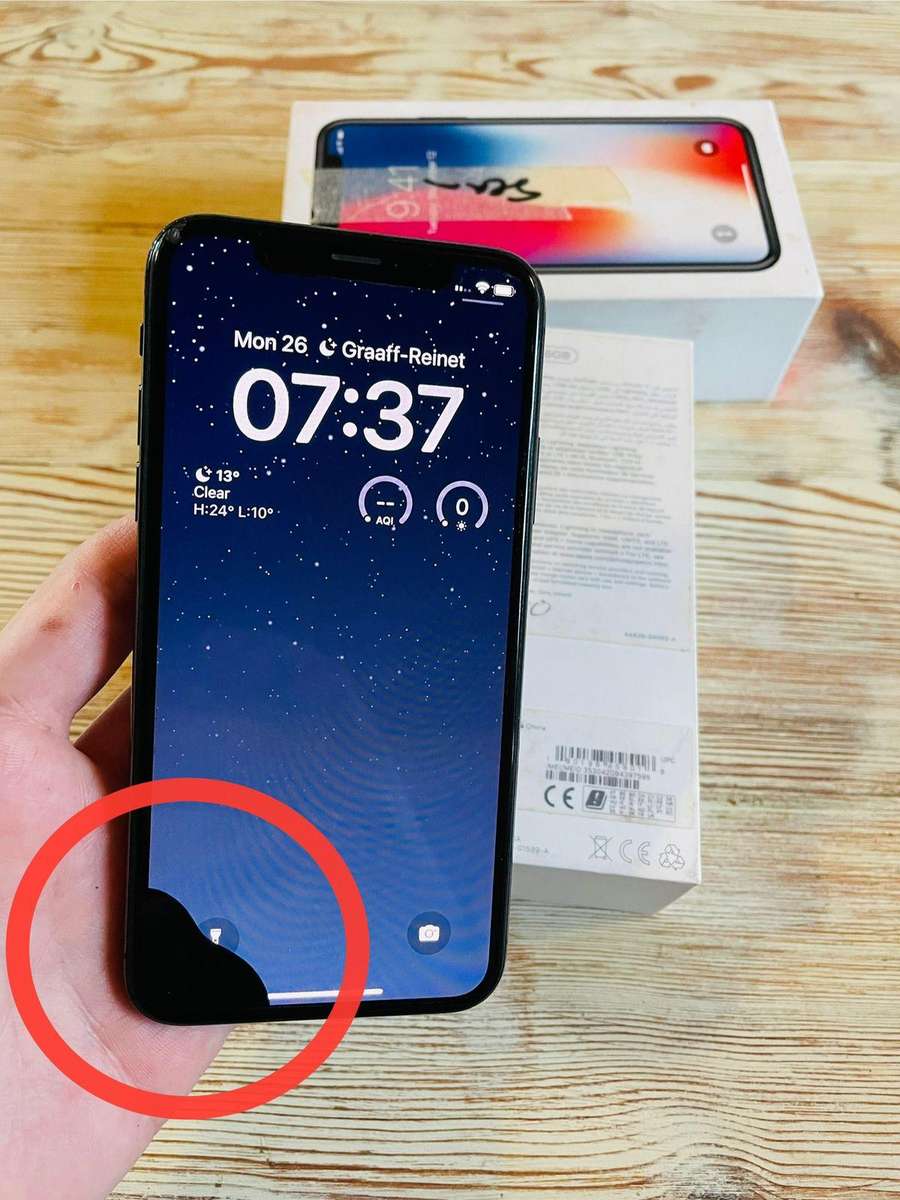 iPhone X 256GB (INK ON SCREEN)