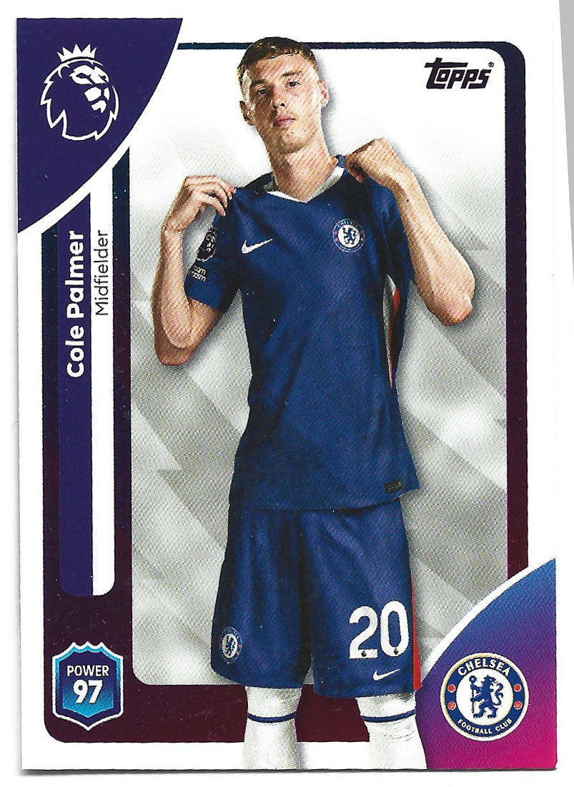 COLE PALMER (Chelsea) - TOPPS Premier League Premium 2025/26 - BASE Trading Card 100