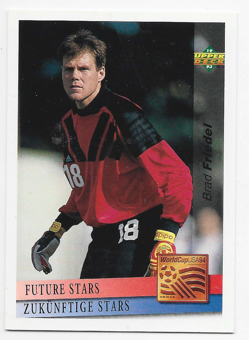 BRAD FRIEDEL (USA) - Upper Deck FIFA WORLD CUP 1994 USA PREVIEW   -  TRADING CARD 129