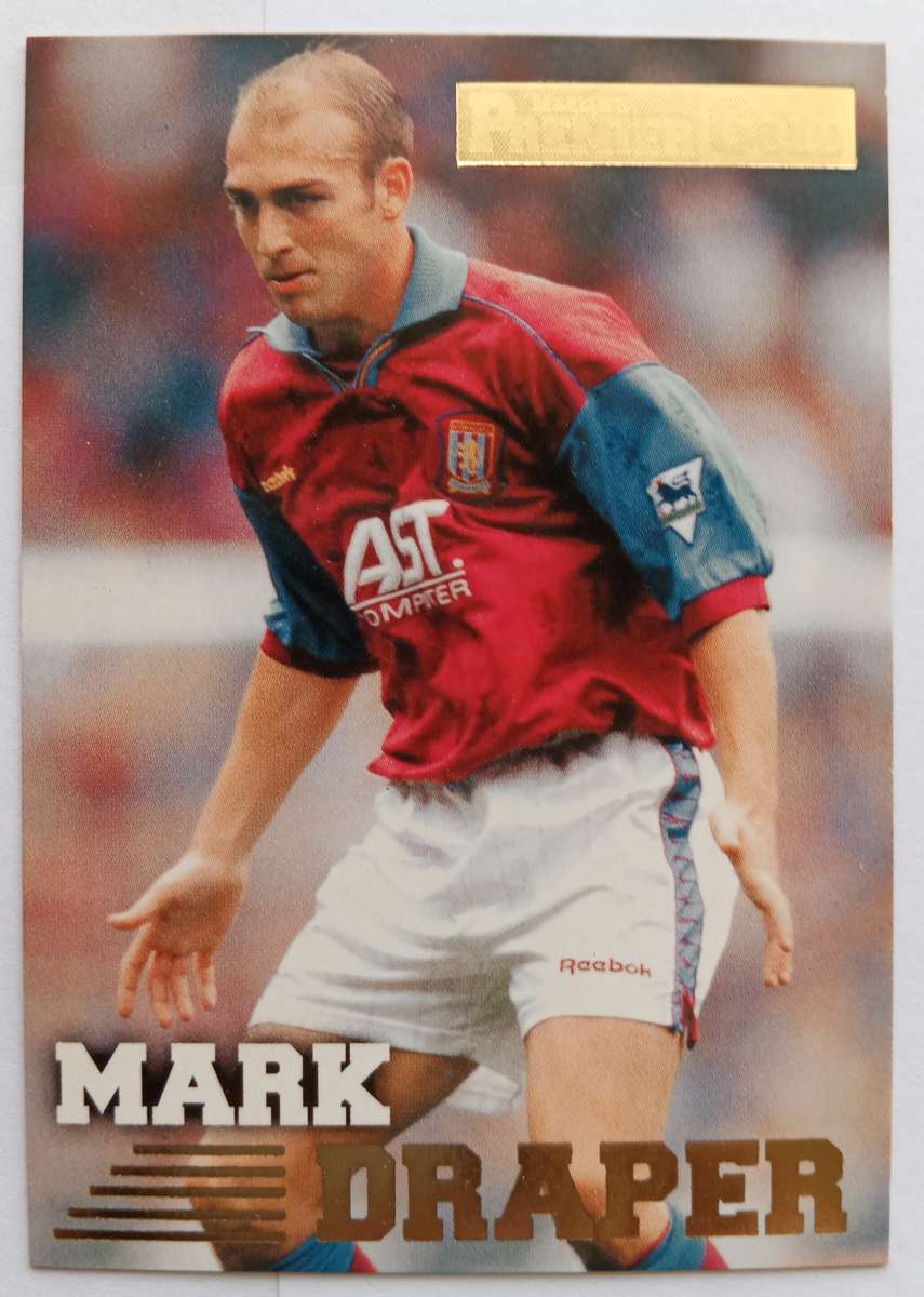 MARK DRAPER (Aston Villa) - TOPPS PREMIER GOLD COLLECTION 1996/97 - TRADING CARD CARD 13 of 161