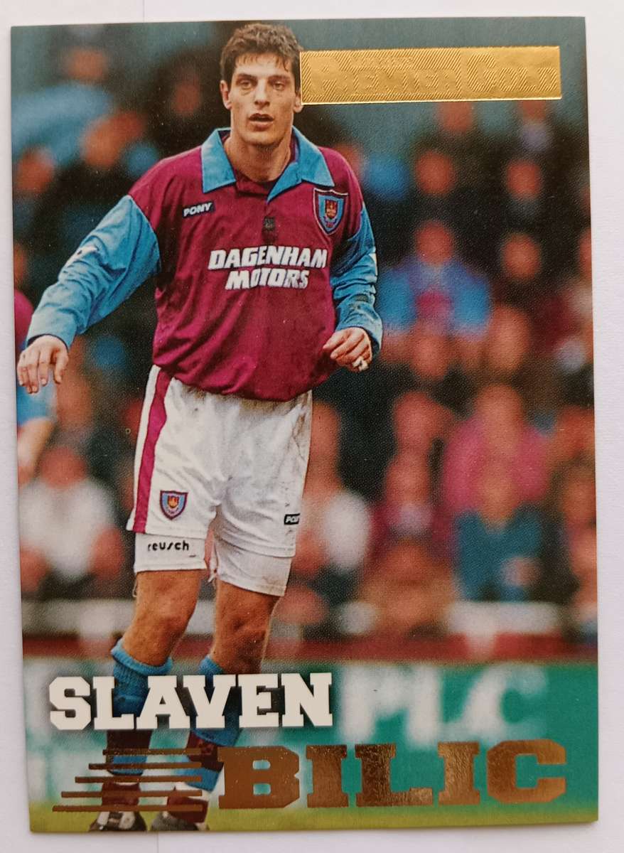 SLAVEN BILIC (West Ham) - TOPPS PREMIER GOLD COLLECTION 1996/97 - TRADING CARD CARD 150 of 161