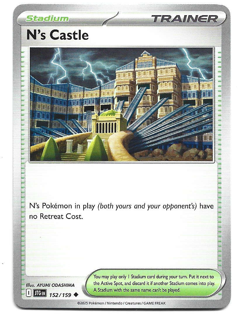 N's CASTLE - COMMON  152/159 POKEMON TCG JOURNEY TOGETHER TRADING CARD