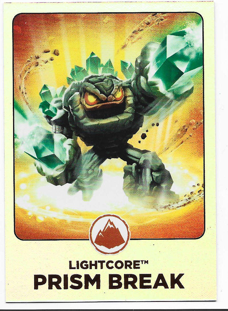 PRISM BREAK - TOPPS SKYLANDERS GIANTS 2013 COLLECTION - LIGHTCORE FOIL TRADING CARD 157