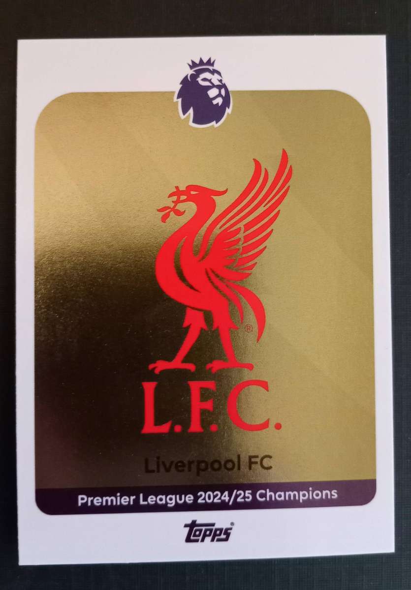 LIVERPOOL FC - TOPPS Premier League Premium 2025/26 - TEAM LOGO Trading Card 163