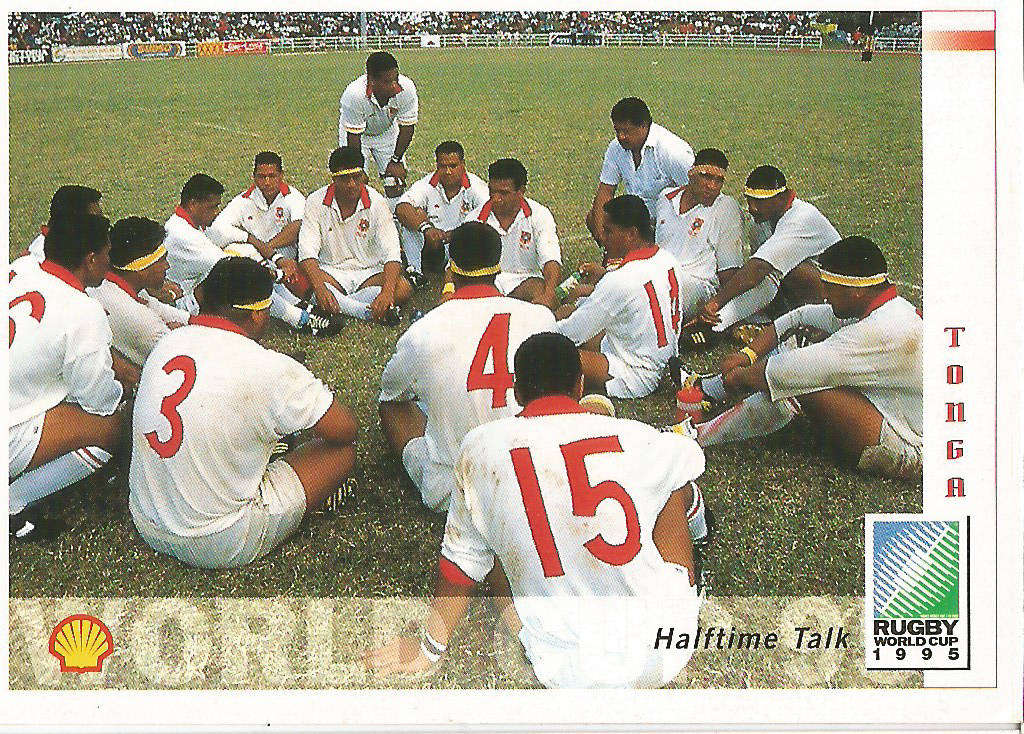 TONGA - SPORTS DECK RUGBY WORLD CUP 1995 COLLECTION -  TEAM BASE TRADING CARD 199