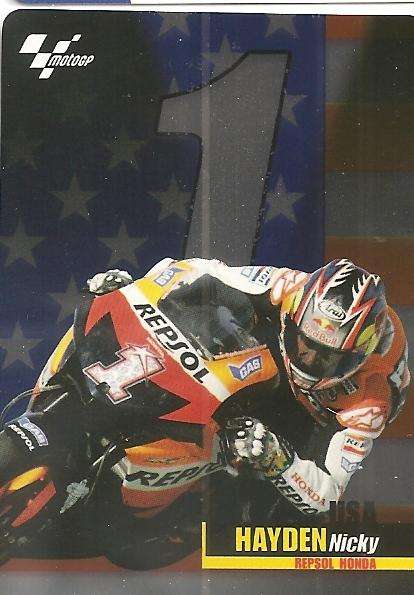NICKY HAYDEN - MOTO GP 2004/05 CARD COLLECTION - LOT of 4 RARE TRADING CARDS