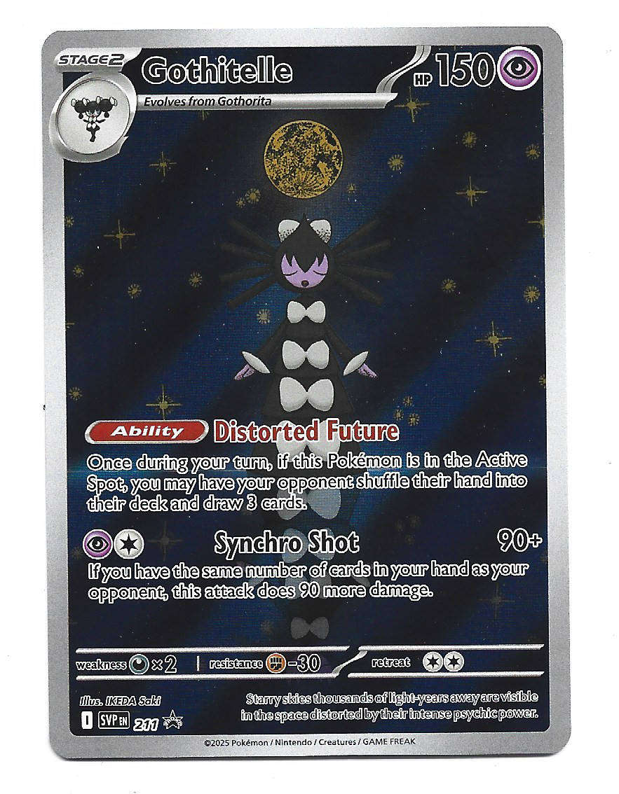 GOTHIELLE - HOLO RARE  SVP 211 SCARLET & VIOLET PROMO TRADING CARD