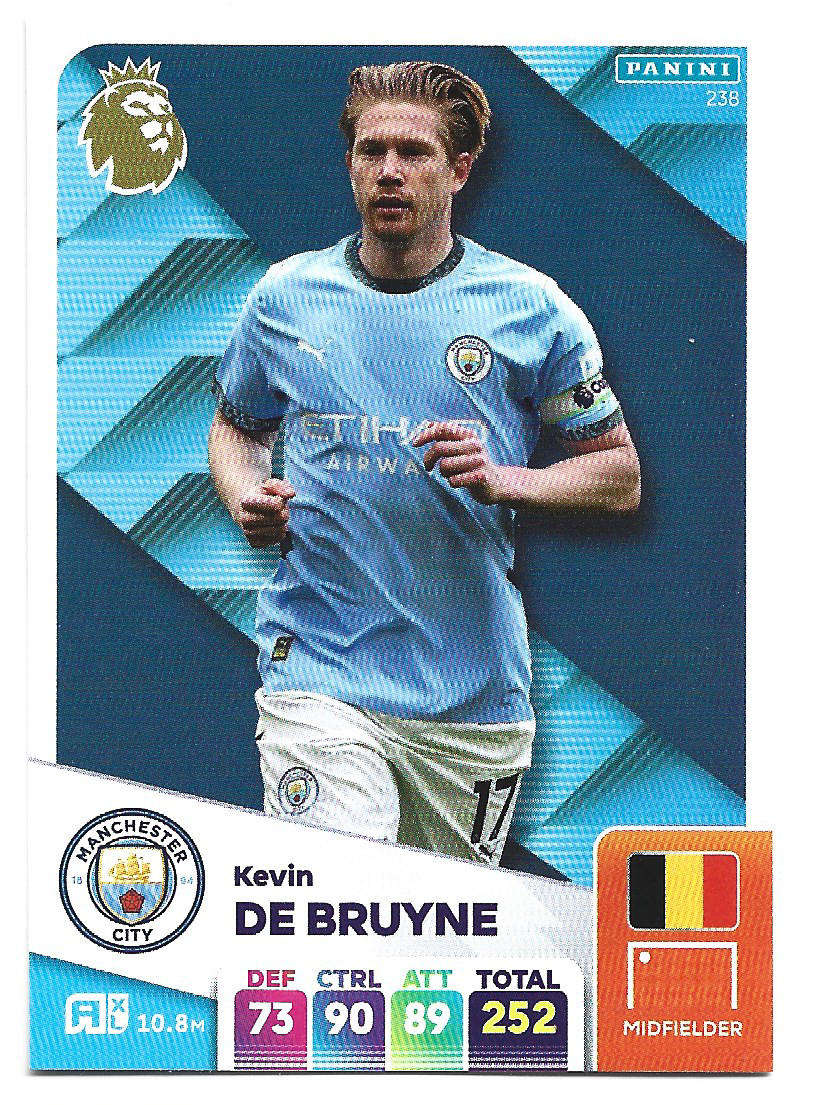 KEVIN DE BRUYNE  - PANINI Adrenalyn E. Premier League 2024/25 - BASE TRADING CARD 238