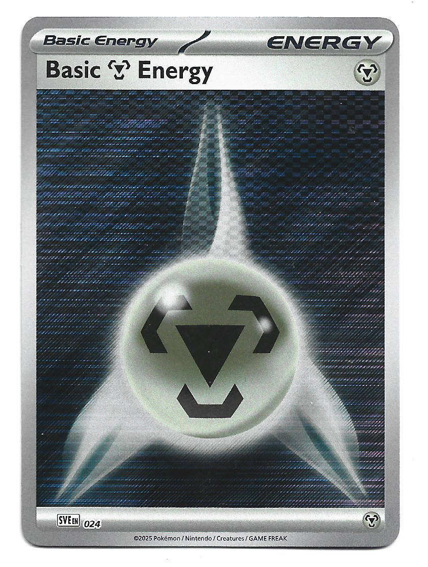 BASIC METAL ENERGY - REVERSE HOLO  SVE024 BASIC ENERGY POKEMON TCG S&V TRADING CARD