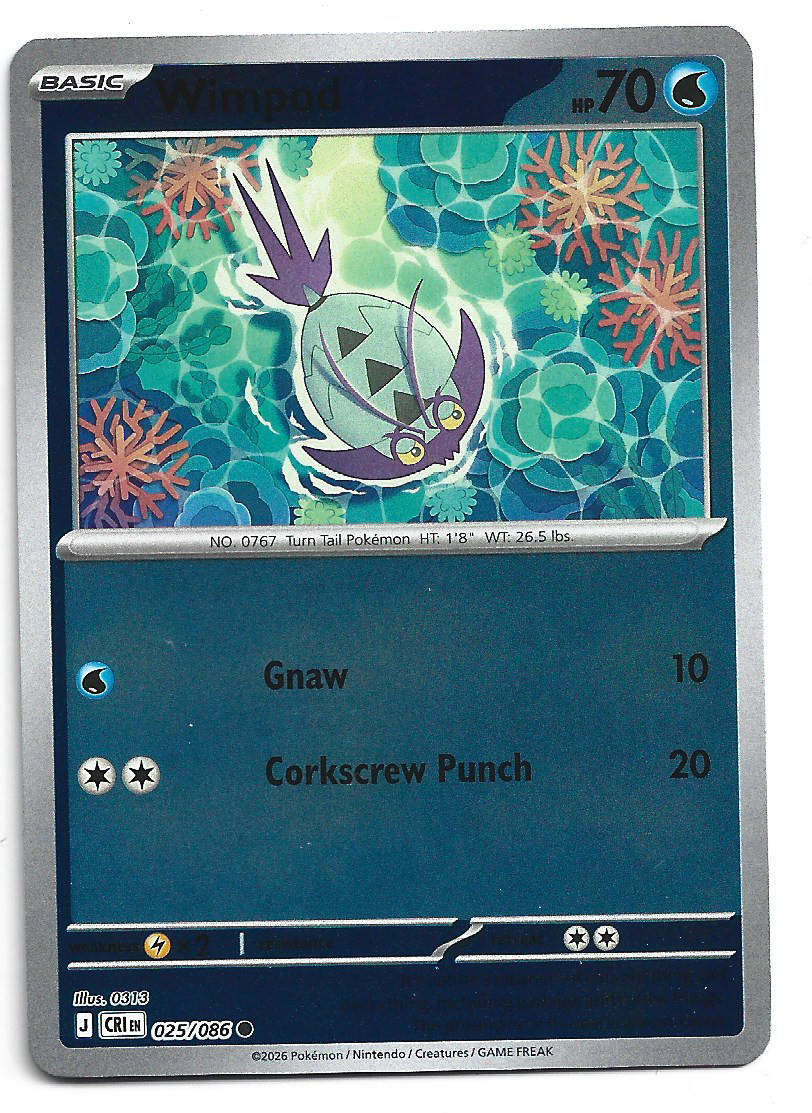 GOLISOPOD - REVERSE HOLO  25/86 POKEMON TCG ME CHAOS RISING TRADING CARD