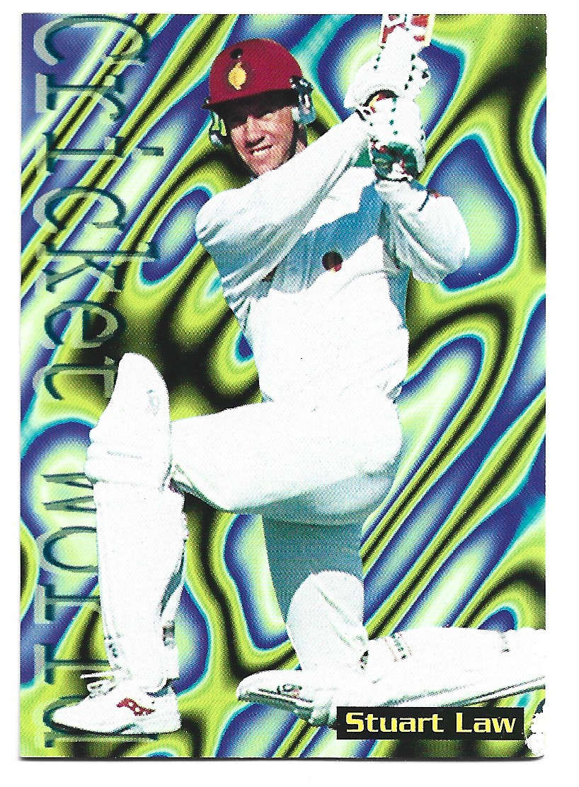 STUART LAW (Australia) - 1996 SPORTS DECK CRICKET CARD COLLECTION -  TRADING CARD 26