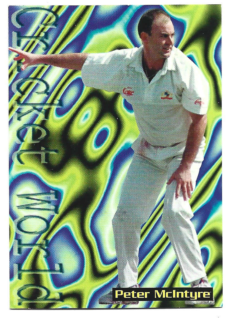 PETER McINTYRE (Australia) - 1996 SPORTS DECK CRICKET CARD COLLECTION -  TRADING CARD 29