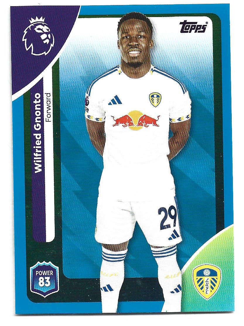 WILFRIED NGONTO (Leeds) - TOPPS Premier League Premium 2025/26 - BLUE PARALLEL Trading Card 336