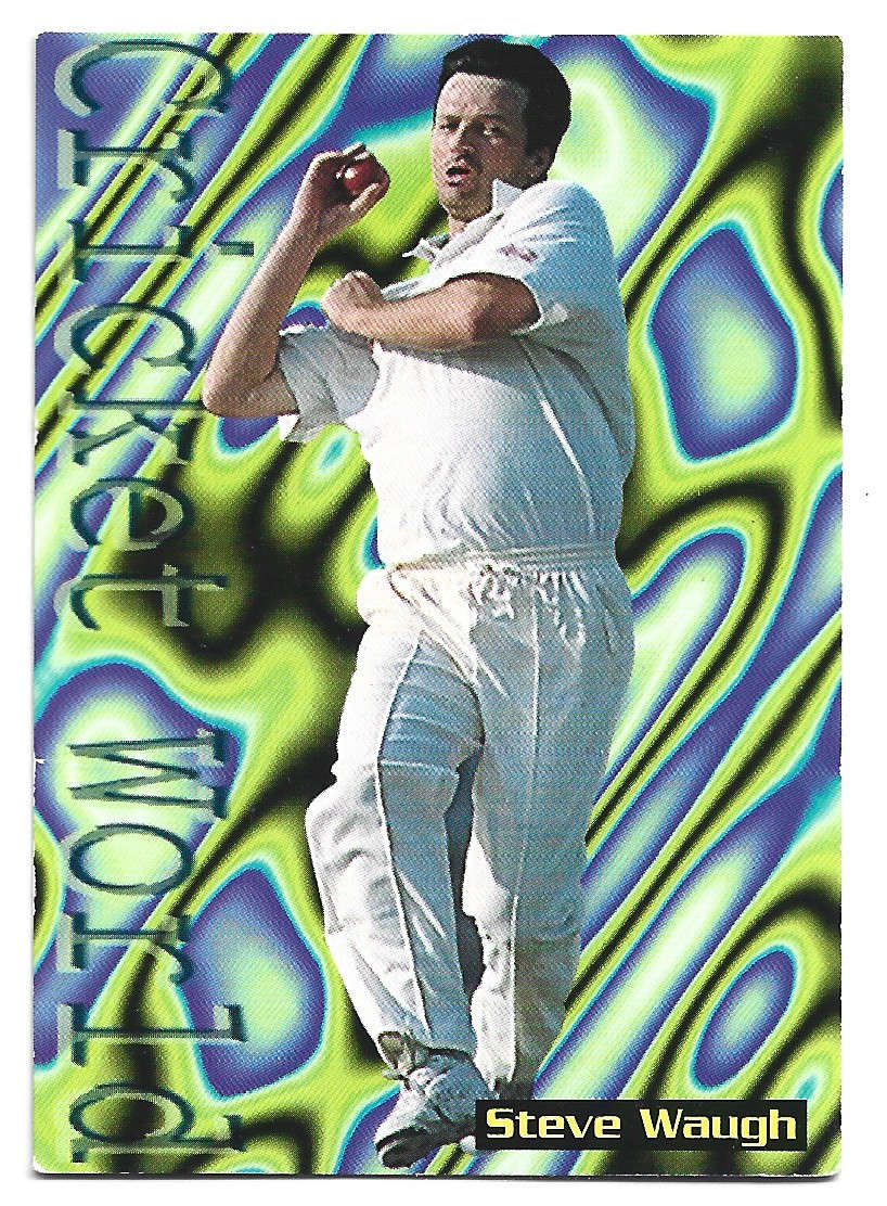 STEVE WAUGH (Australia) - 1996 SPORTS DECK CRICKET CARD COLLECTION -  TRADING CARD 36