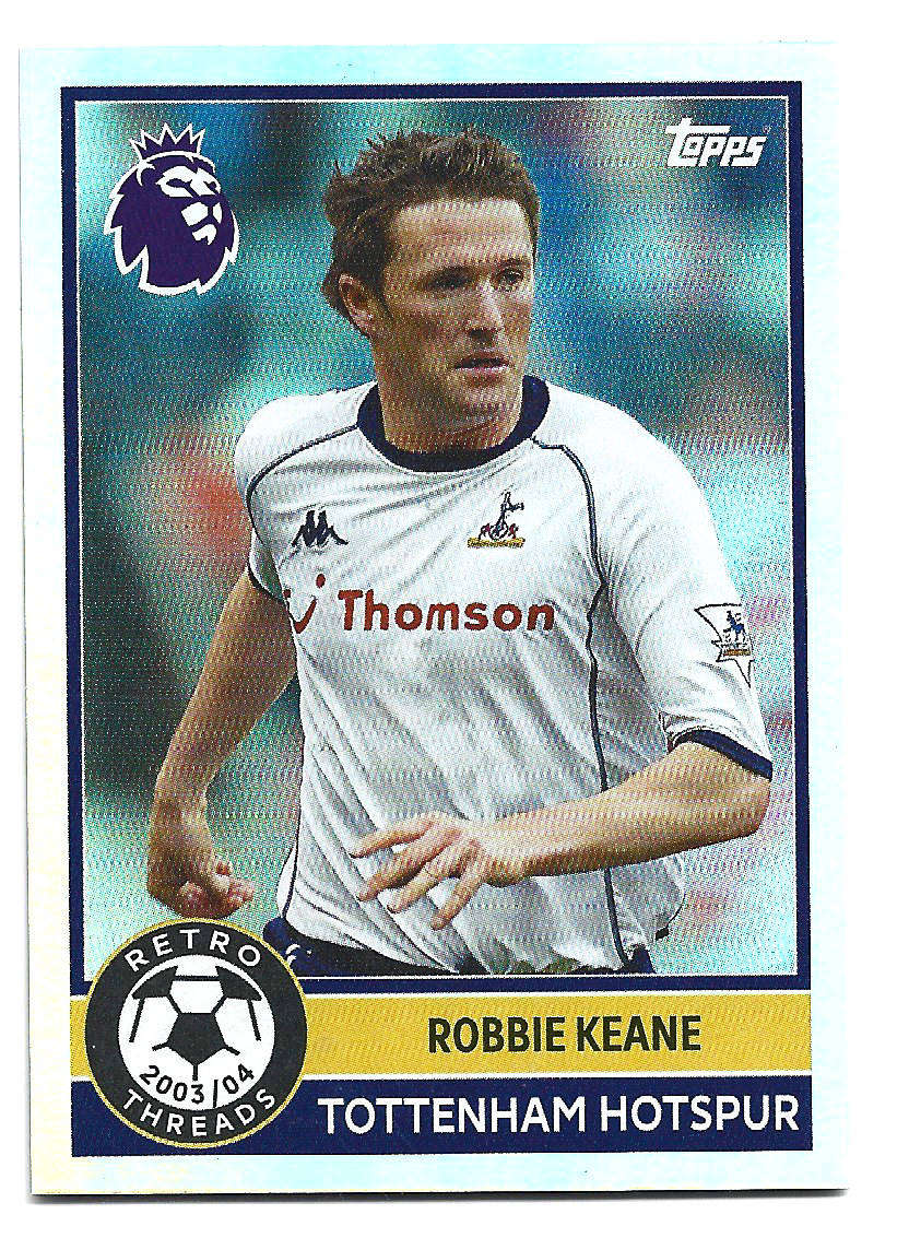 ROBBIE KEANE - TOPPS Premier League Premium 2025/26 Collection - "RETRO THREADS" Trading card 396