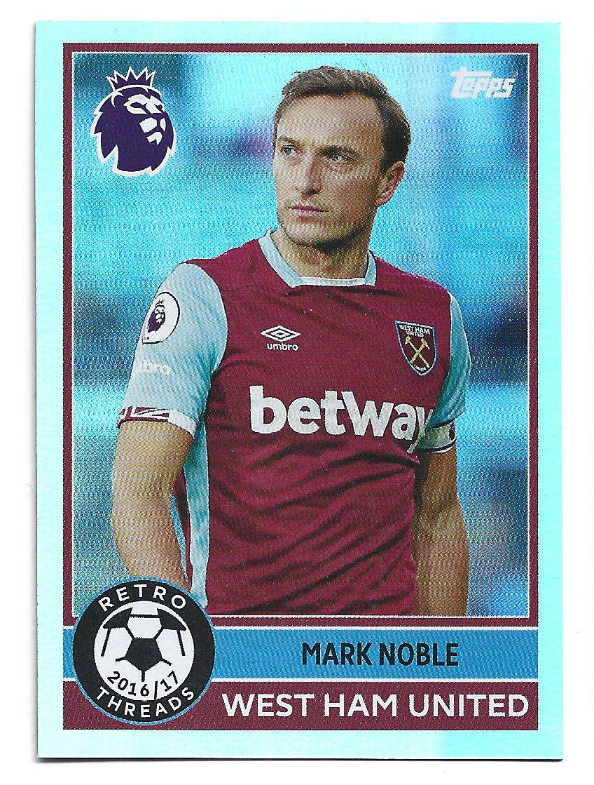 MARK NOBLE - TOPPS Premier League Premium 2025/26 Collection - "RETRO THREADS" Trading card 397