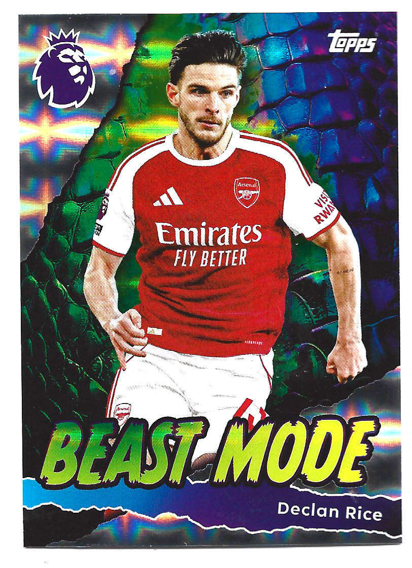 DECLAN RICE - TOPPS Premier League Premium 2025/26  - "BEAST MODE" Trading card 421
