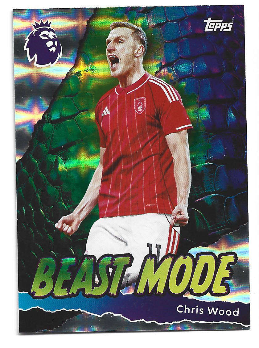 CHRIS WOOD - TOPPS Premier League Premium 2025/26  - "BEAST MODE" Trading card 434