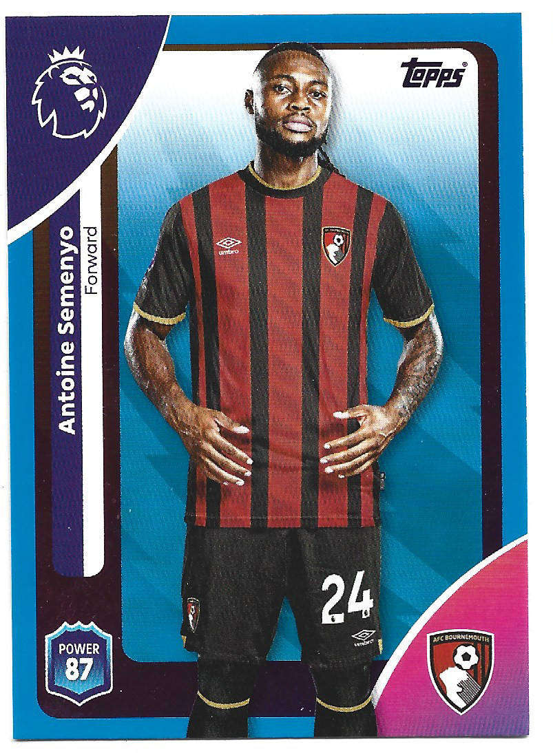 A. SEMENYO (Bournemouth) - TOPPS Premier League Premium 2025/26 - BLUE PARALLEL Trading card 47