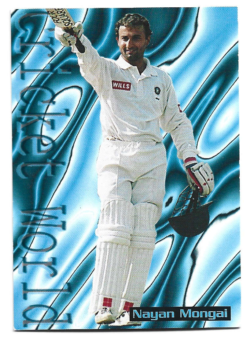 NAYAN MONGAI (India) - 1996 SPORTS DECK CRICKET CARD COLLECTION -  TRADING CARD 47