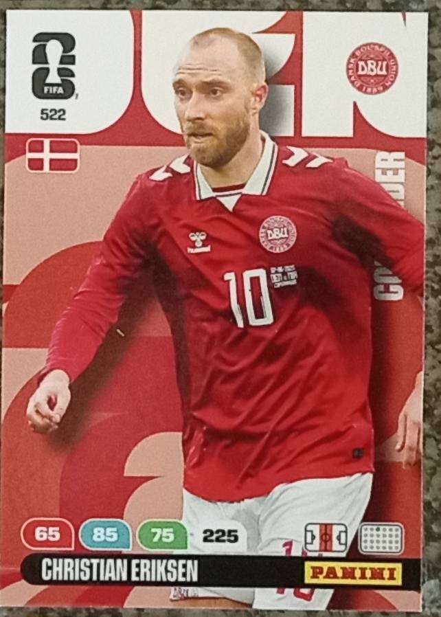 DENMARK - PANINI FIFA WORLD CUP 2026 COLLECTION - TEAM BASE TRADING CARD 522
