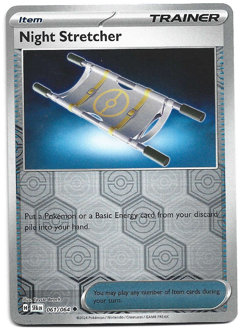 NIGHT STETCHER - REVERSE HOLO   61/64 POKEMON SHROUDED FABLE TRADING CARD