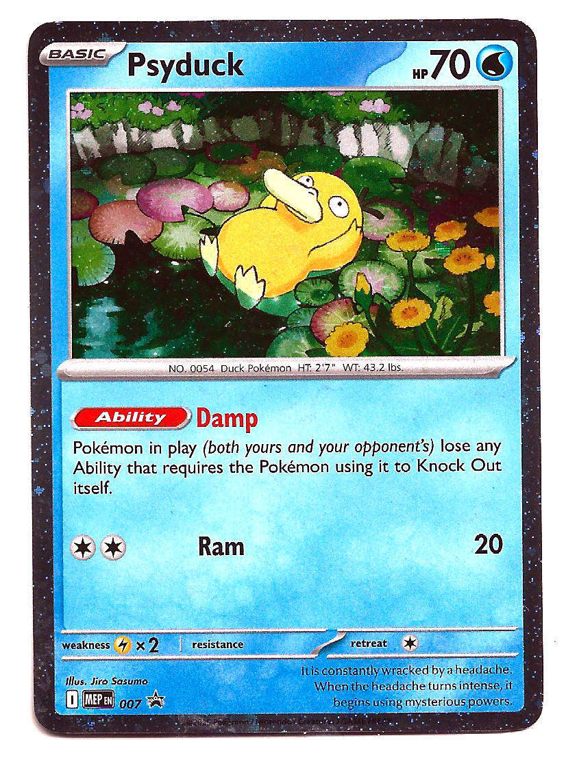 PSYDUCK - MEP 007 PROMO POKEMON TCG MEGA EVOLUTION TRADING CARD