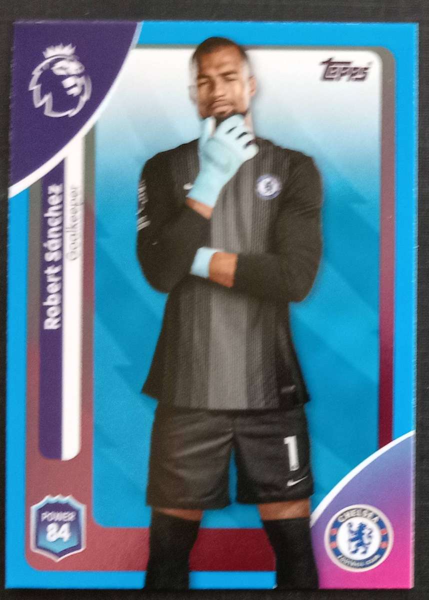 ROBERT SANCHEZ - TOPPS Premier League Premium 2025/26 - BLUE PARALLEL Trading card  92
