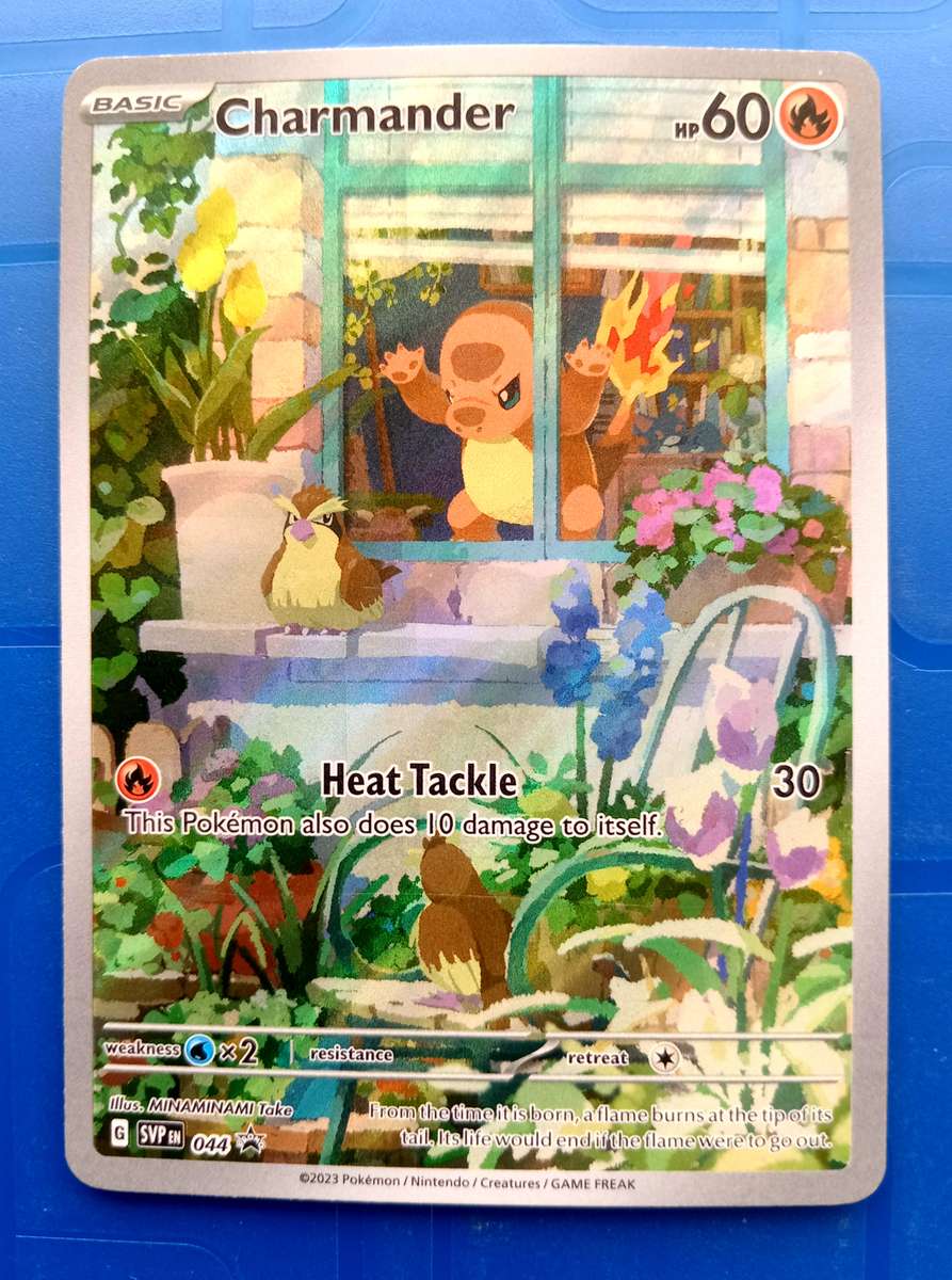 CHARMANDER SVP 044 Blackstar Promo ULTRA RARE HOLO POKEMON TCG Trading Card