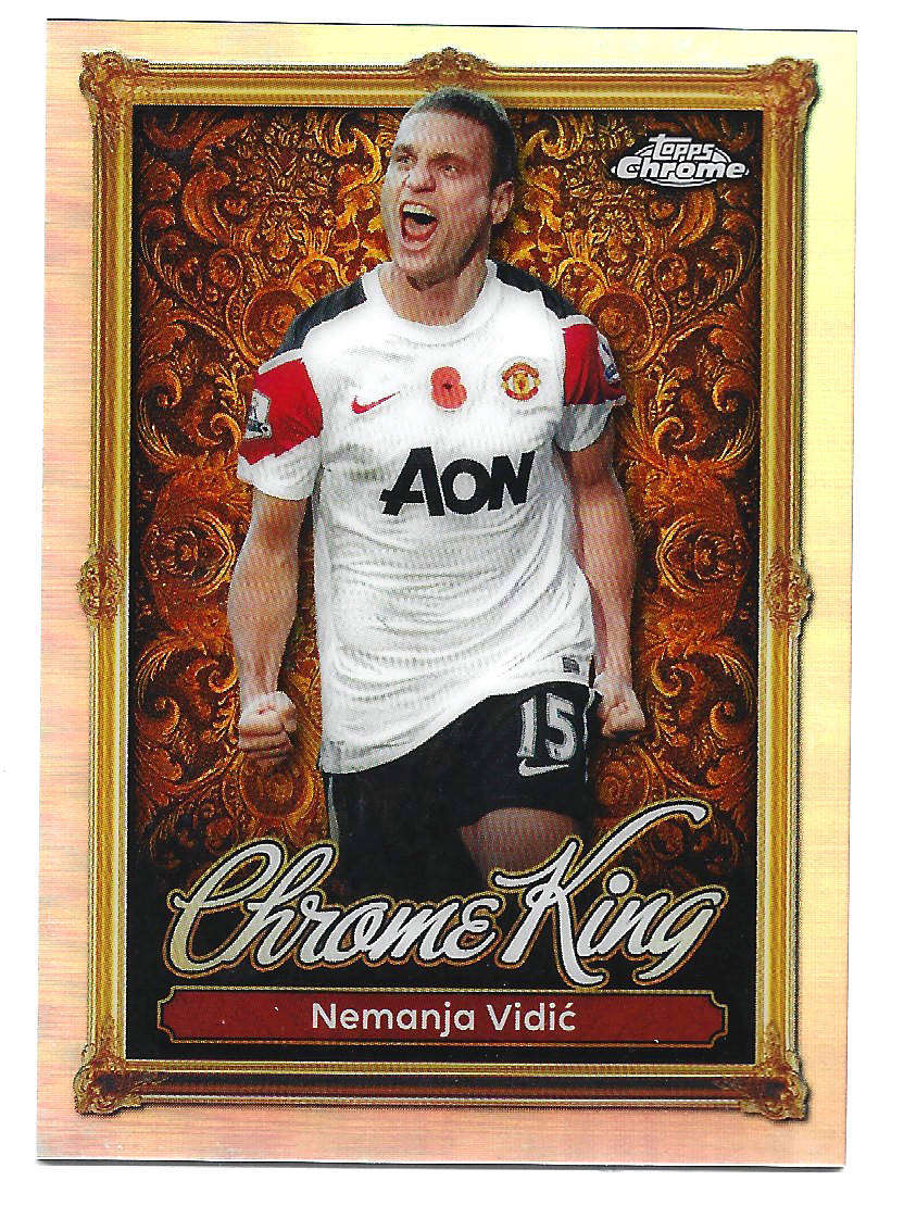 NEMANDJA VIDC - TOPPS Premier League Premium 2025/26 Collection - "CHROME KING" Trading card CK15