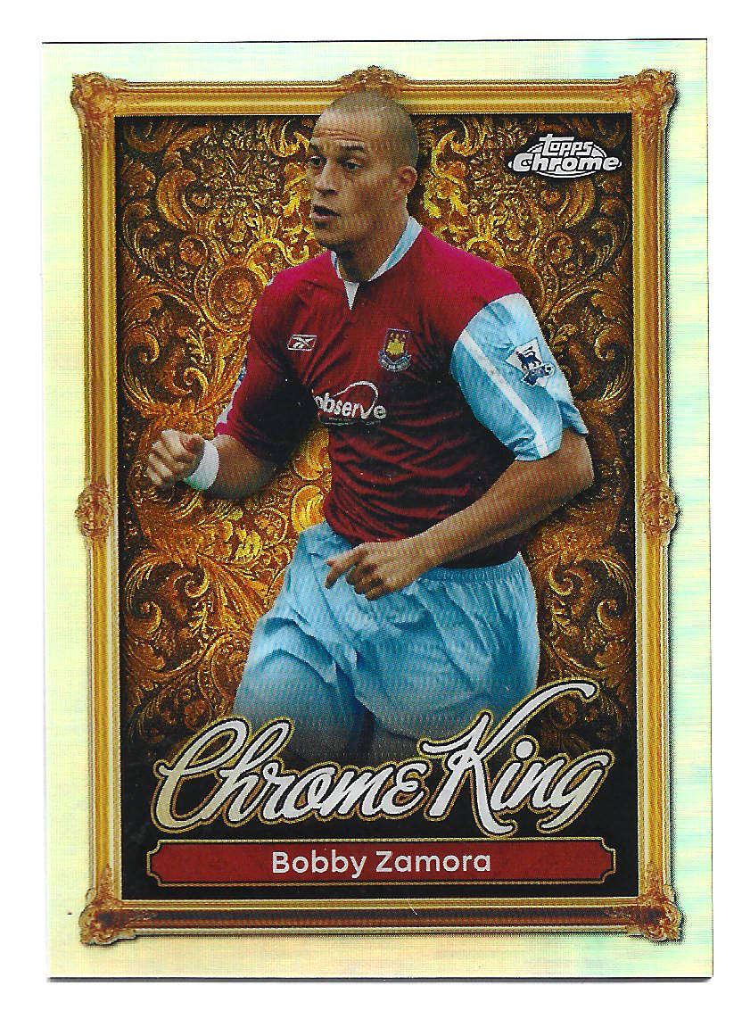 BOBBY ZAMORA - TOPPS Premier League Premium 2025/26 Collection - "CHROME KING" Trading card CK19