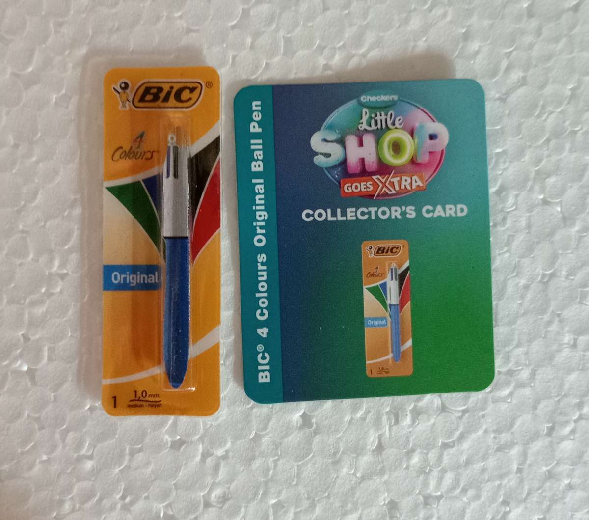 CHECKERS Little Shop Goes Extra - BIC PEN with Card