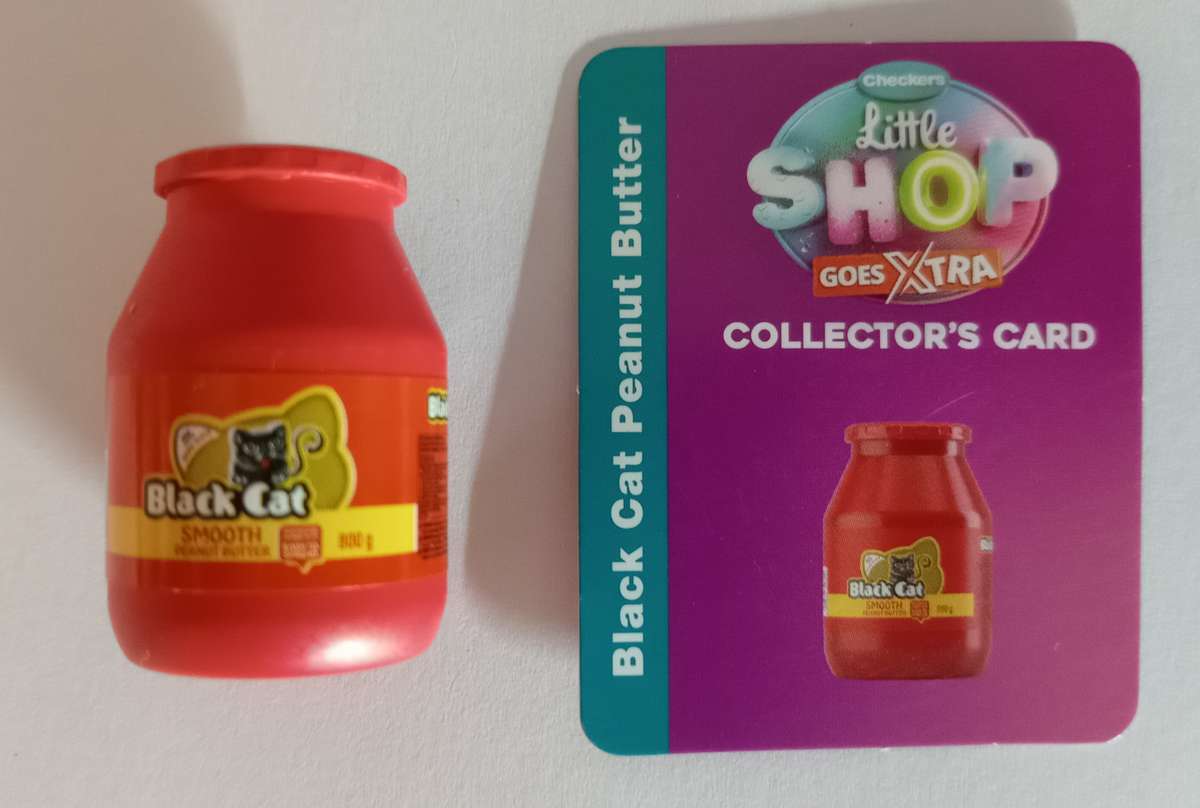 CHECKERS Little Shop Goes Extra - BLACK CAR PEANUT BUTTER with Card