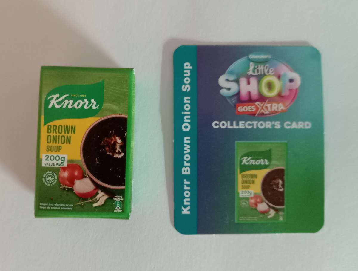CHECKERS Little Shop Goes Extra - KNORR SOUP with Card