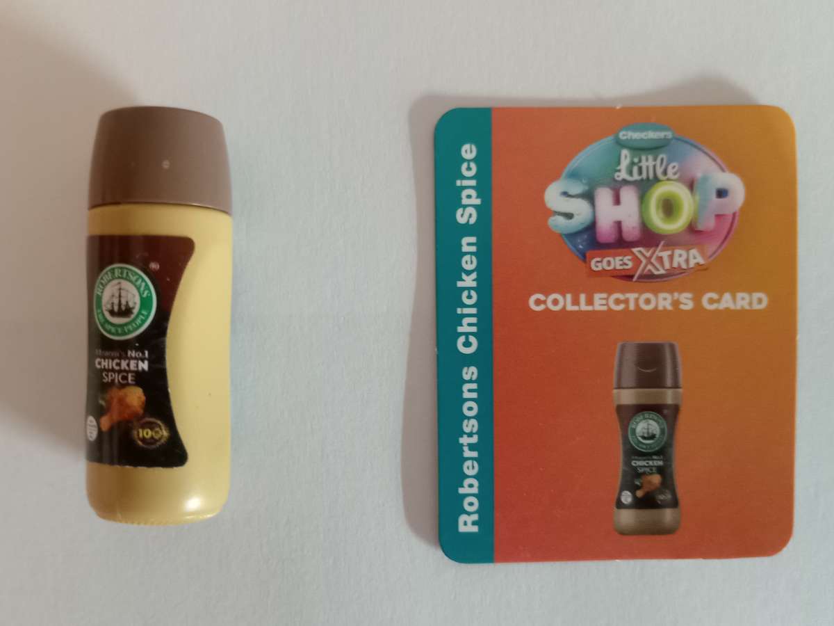 CHECKERS Little Shop Goes Extra - ROBERTSON SPICES with Card