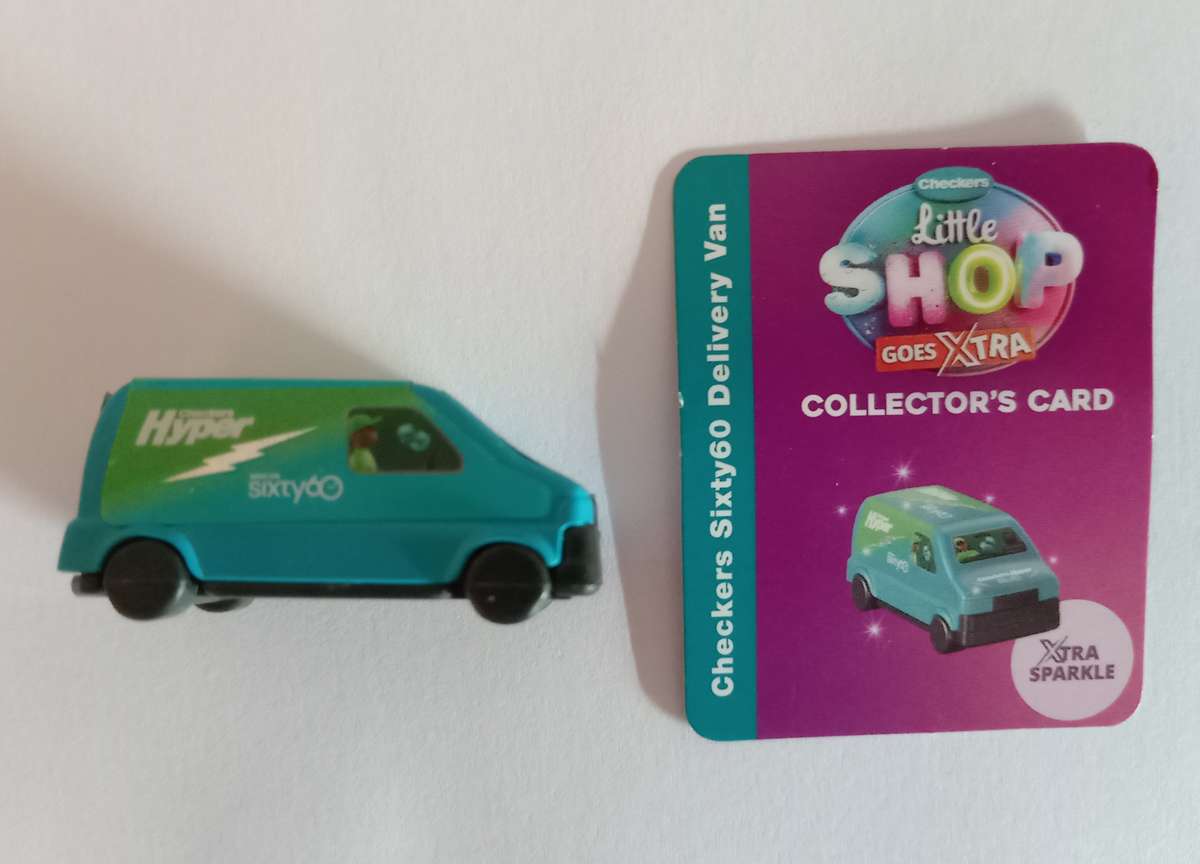 CHECKERS Little Shop Goes Extra - SIXTY 60 DELIVERY VAN with CARD