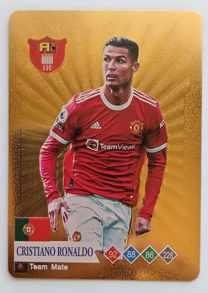 CRISTIANO RONALDO - WORLD STARS 2025 COLLECTION - GOLD TRADING CARD