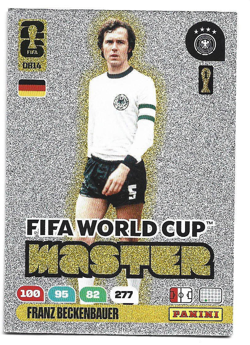 FRANZ BECKENBAUER  - PANINI FIFA WORLD CUP 2026 COLLECTION - LEGEND MASTER TRADING CARD DB 14