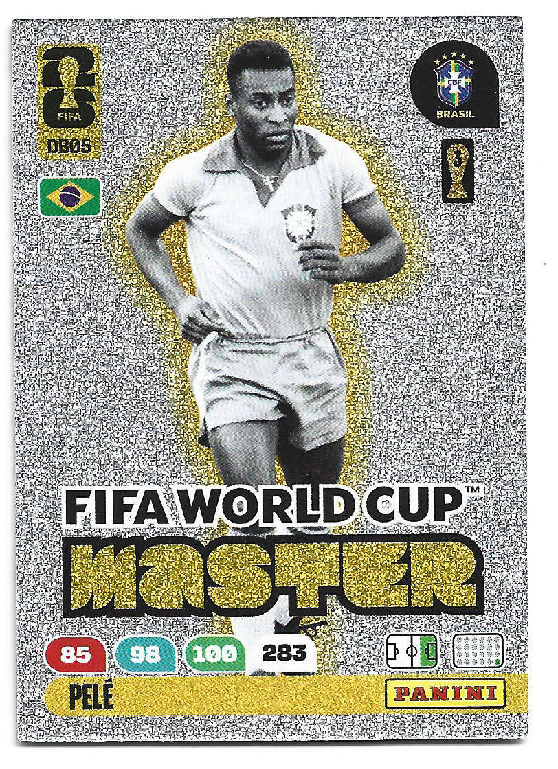PELE  - PANINI FIFA WORLD CUP 2026 COLLECTION - LEGEND MASTER TRADING CARD DB 5