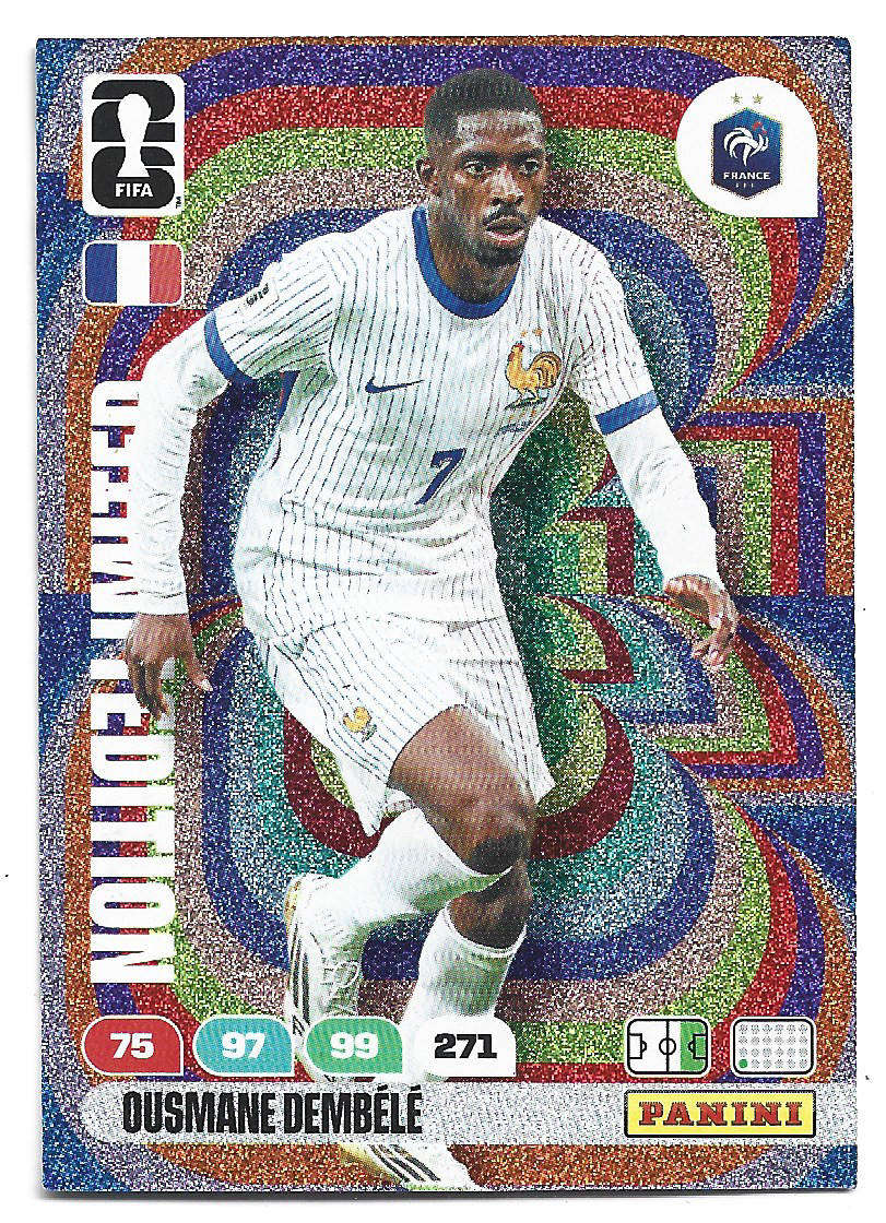 OUSMANE DEMBELE - PANINI FIFA WORLD CUP 2026 COLLECTION - LIMITED EDITION TRADING CARD