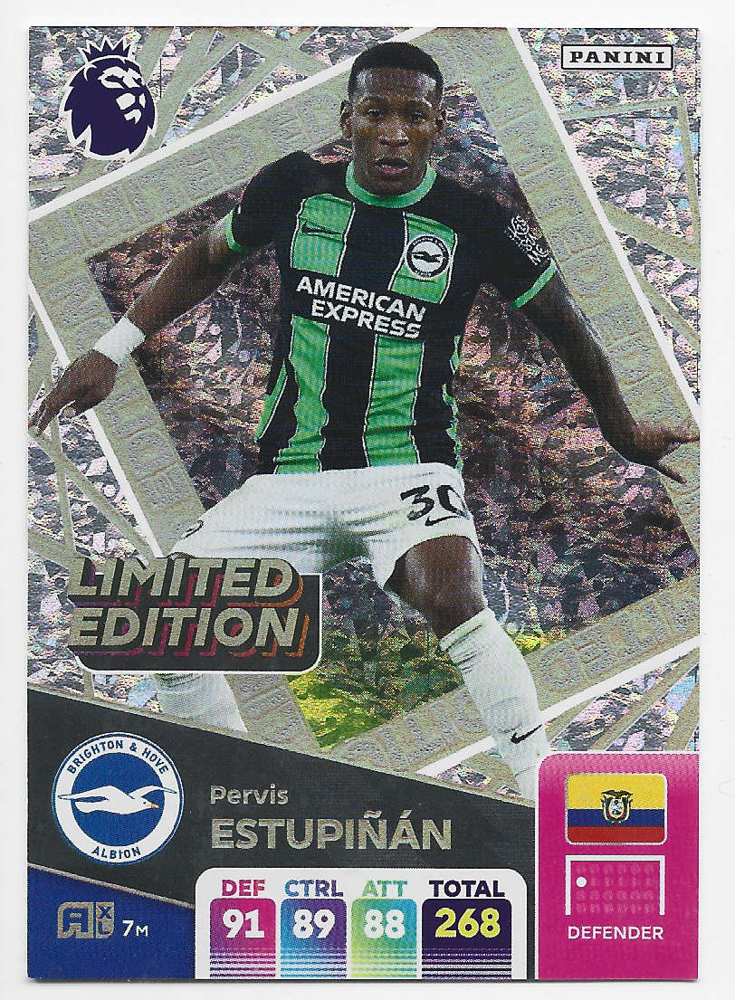 PERVIS ESTUPINAN - PANINI English Premier League 2024/25 - "LIMITED EDITION" TRADING CARD