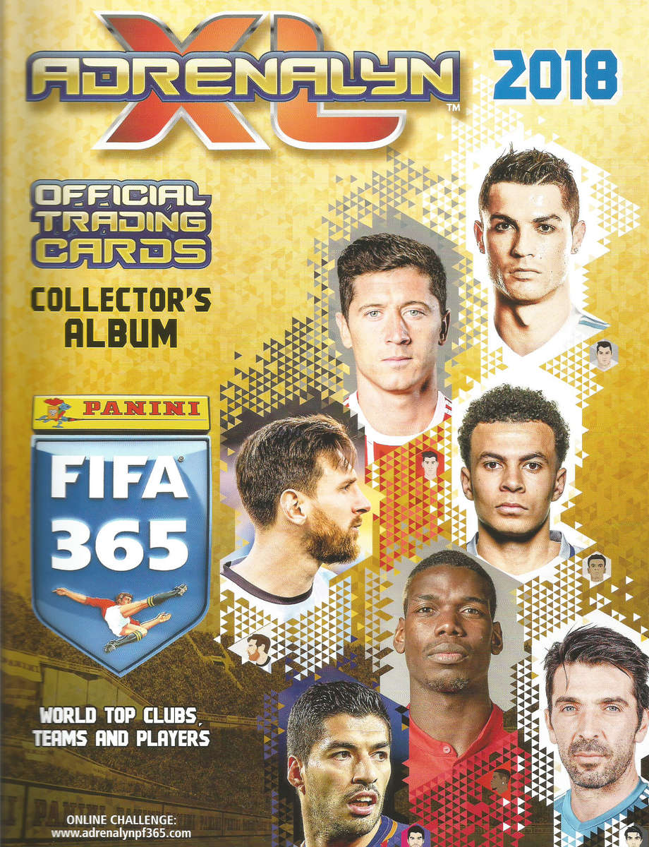 PANINI FIFA 365 COLLECTION 2018 EDITION - LOT of 50 BASE TRADING CARDS