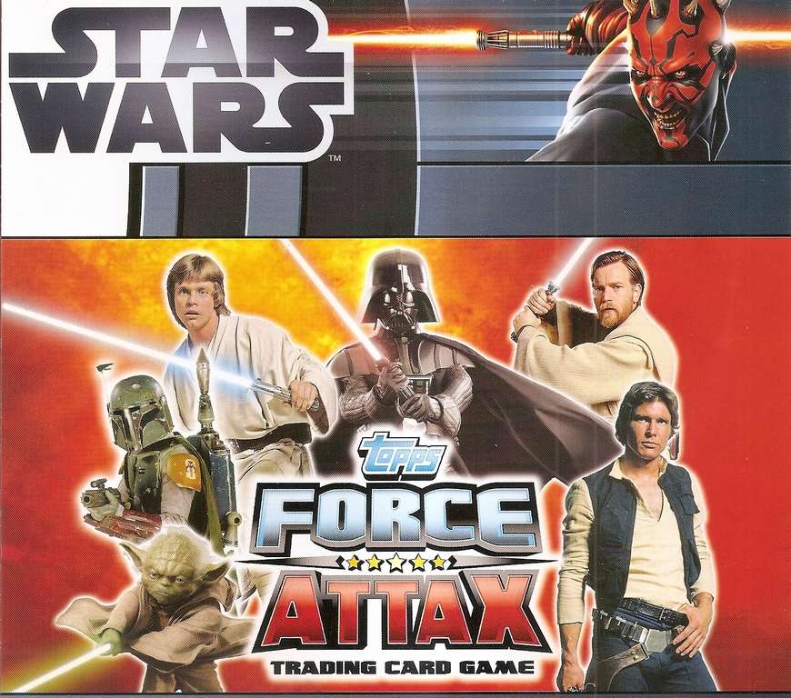 STAR WARS 2012 - TOPPS  FORCE ATTAX MOVIE SERIES 1 -  BASE CARDS  AVAILABLE
