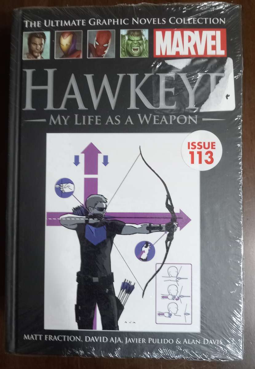 HAWKEYE, My Life as a Weapon - MARVEL ULTIMATE GRAPHIC NOVELS COLLECTION - NOVEL 121, ISSUE 113