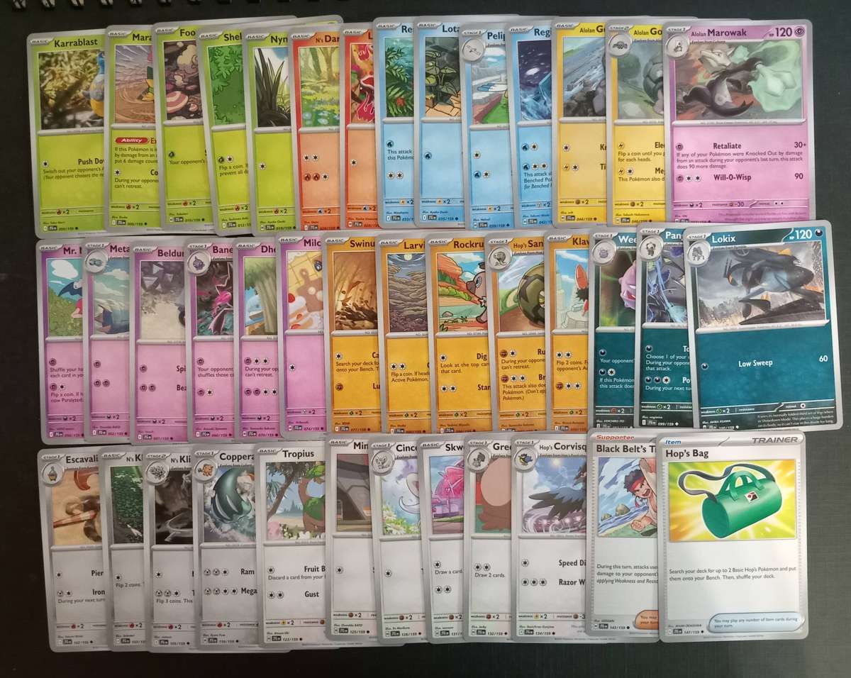 POKEMON CARDS - JOB LOT of 40 S&V JOURNEY TOGETHER Common/Uncommon Trading Cards