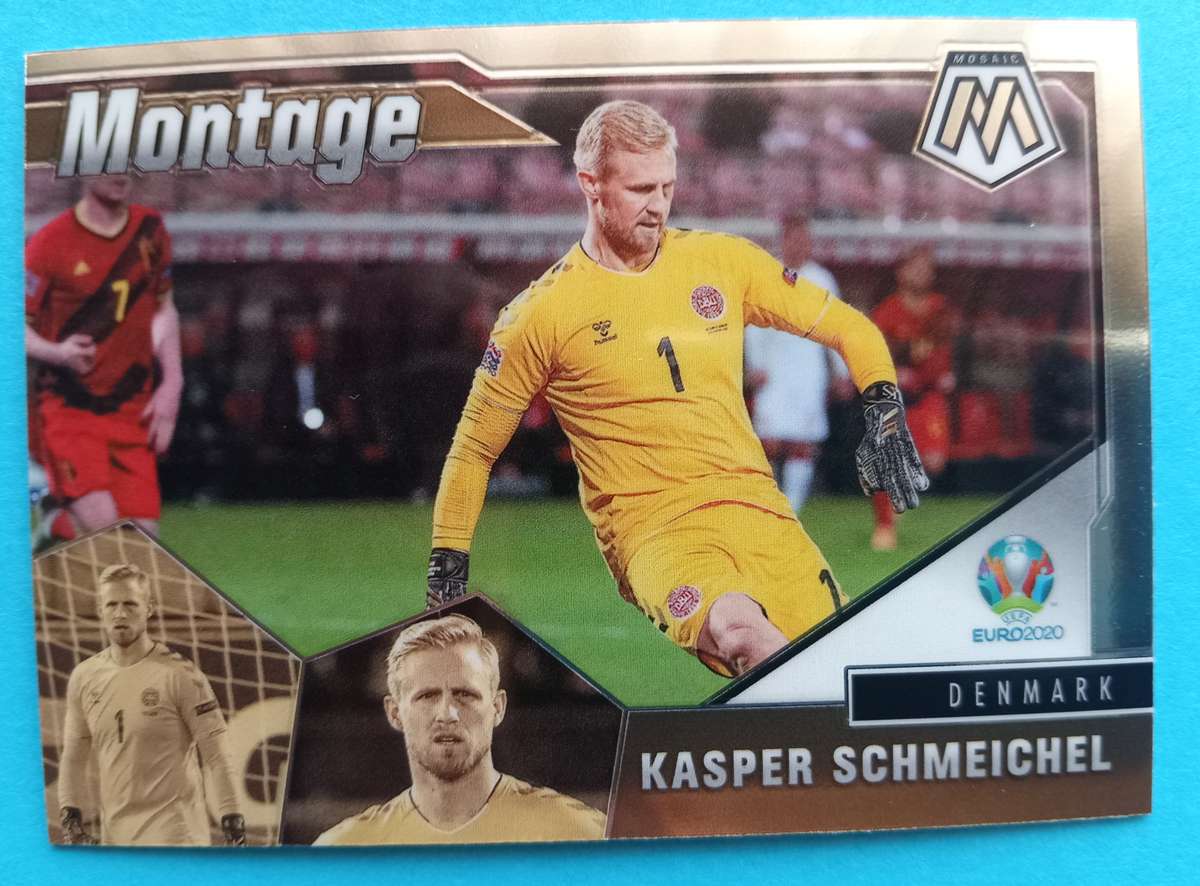 KASPER SCHMEICHEL (Danmark) - PANINI MOSAIC UEFA EURO 2021 - MONTAGE TRADING CARD 5