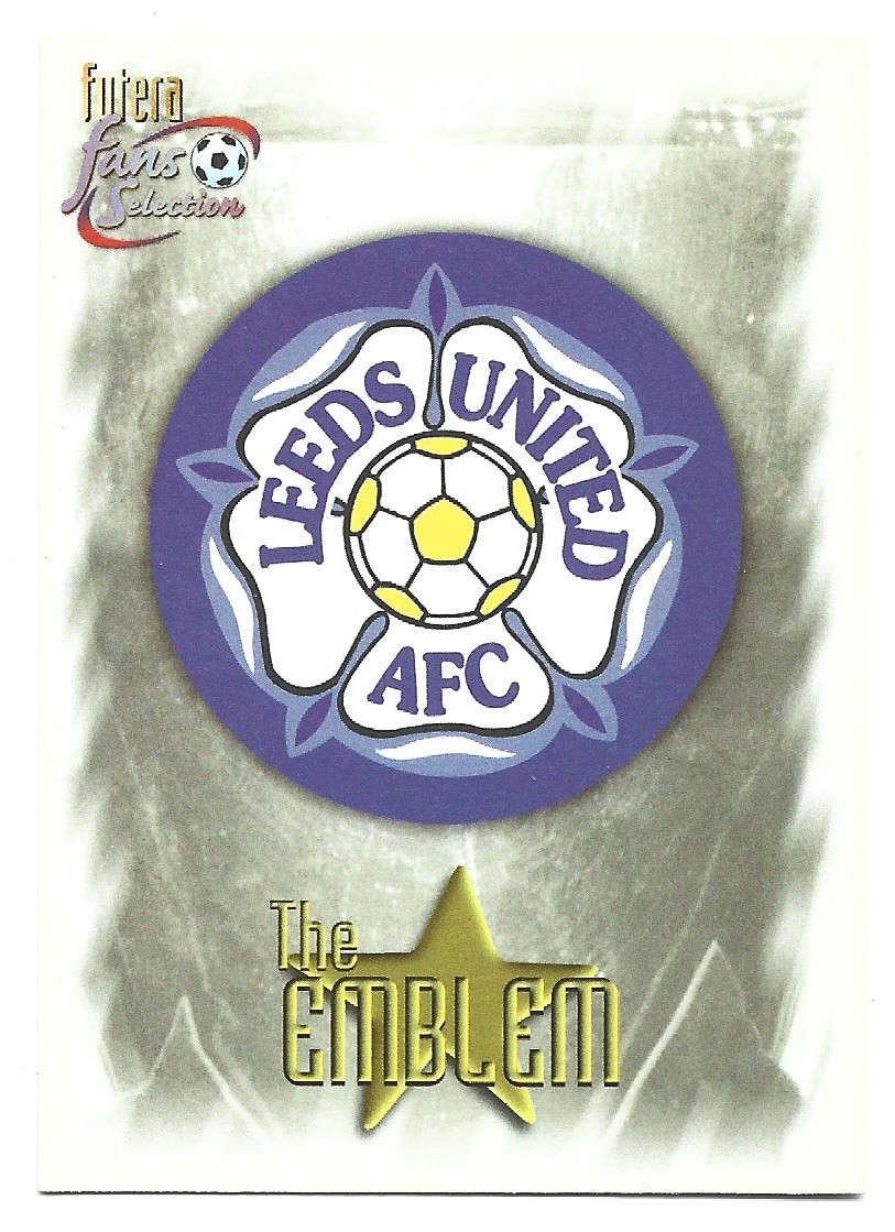 LEEDS UNITED FC - FUTERA FANS SELECTION SET 1999 - TEAM BADGE TRADING CARD
