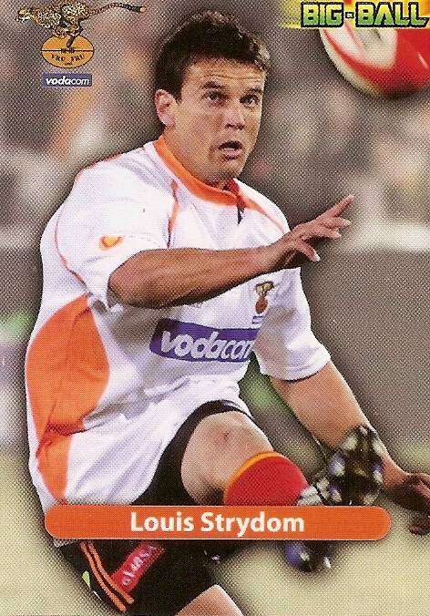 LOUIS STRYDOM  - 2010 BIG BALL RUGBY COLLECTION - BASE TRADING CARD CH22