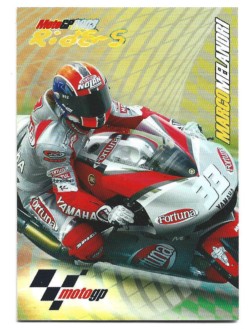 MARCO MELANDRI - PANINI MOTO GP 2003 CARD COLLECTION - Lot of 6 Trading Cards